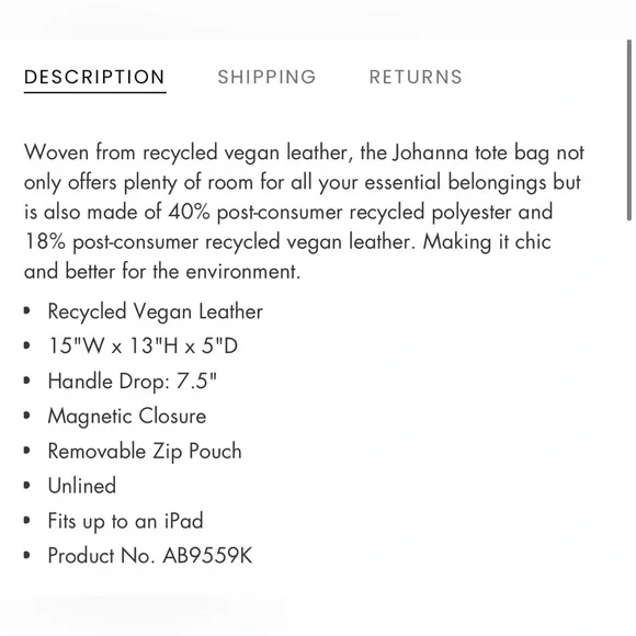 Black Woven Melie Blanco Bag - Picture 6 of 6